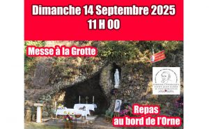 Messe à la Grotte – Repas