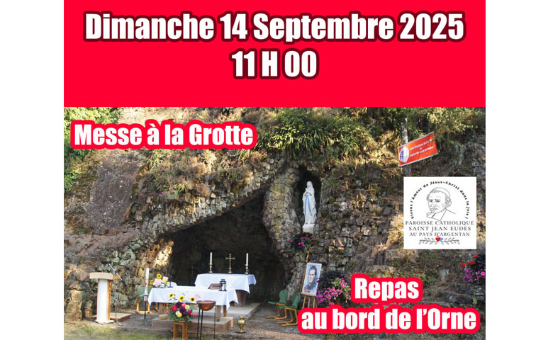 Messe à la Grotte – Repas